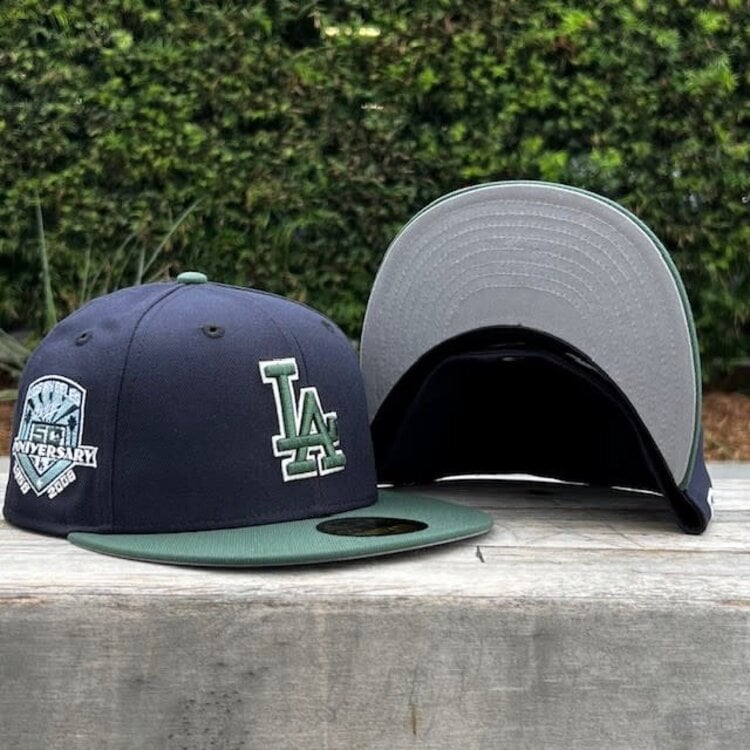 New Era LA Dodgers Navy/Green Outline 50th Anniv