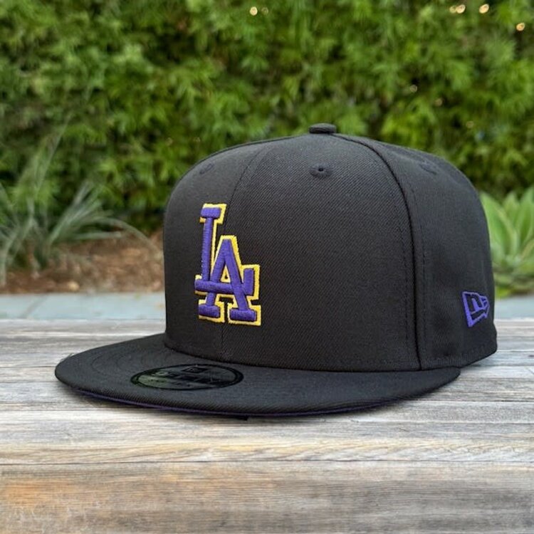 New Era LA Dodgers Black Purple-Gold 950