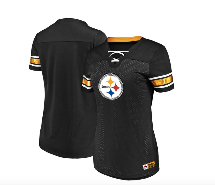 Majestic Steelers W 18 Draft Me Black