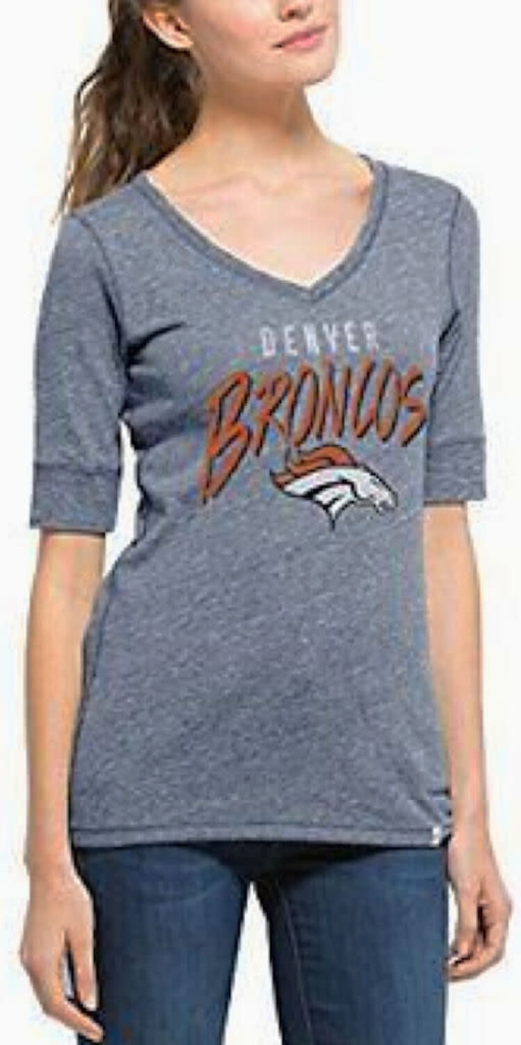 47 Brand Broncos W '47 Roster V-Neck