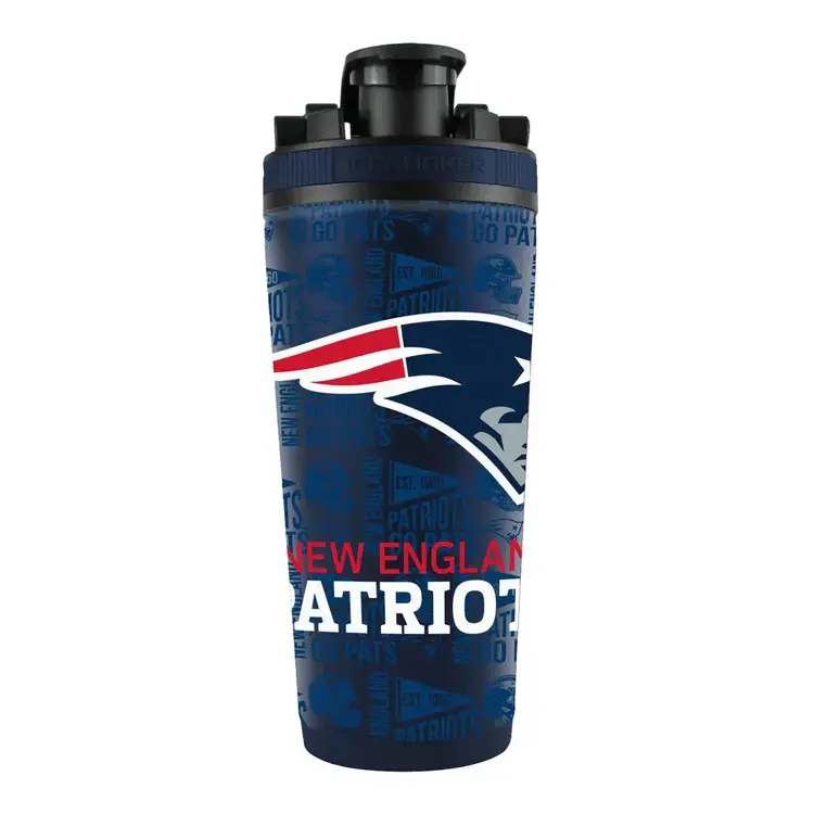 Wincraft 4D Stainless Steel Ice Shaker Tumbler 26 oz Team Color - Patriots