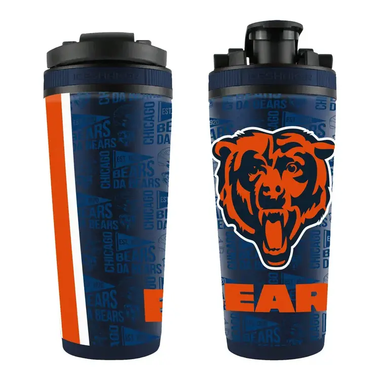 Wincraft 4D Stainless Steel Ice Shaker Tumbler 26 oz Team Color - Bears