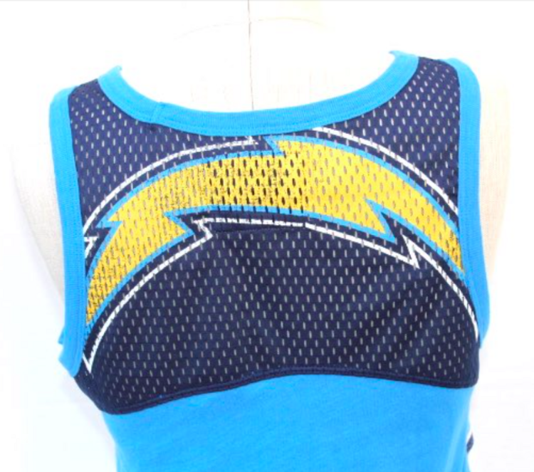 G-III NFL Chargers W GIII Drop Back Tank