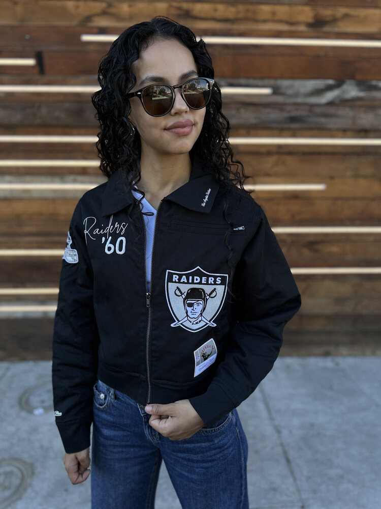 Mitchell and Ness Raiders M&N Women's Mechanic Jacket Black