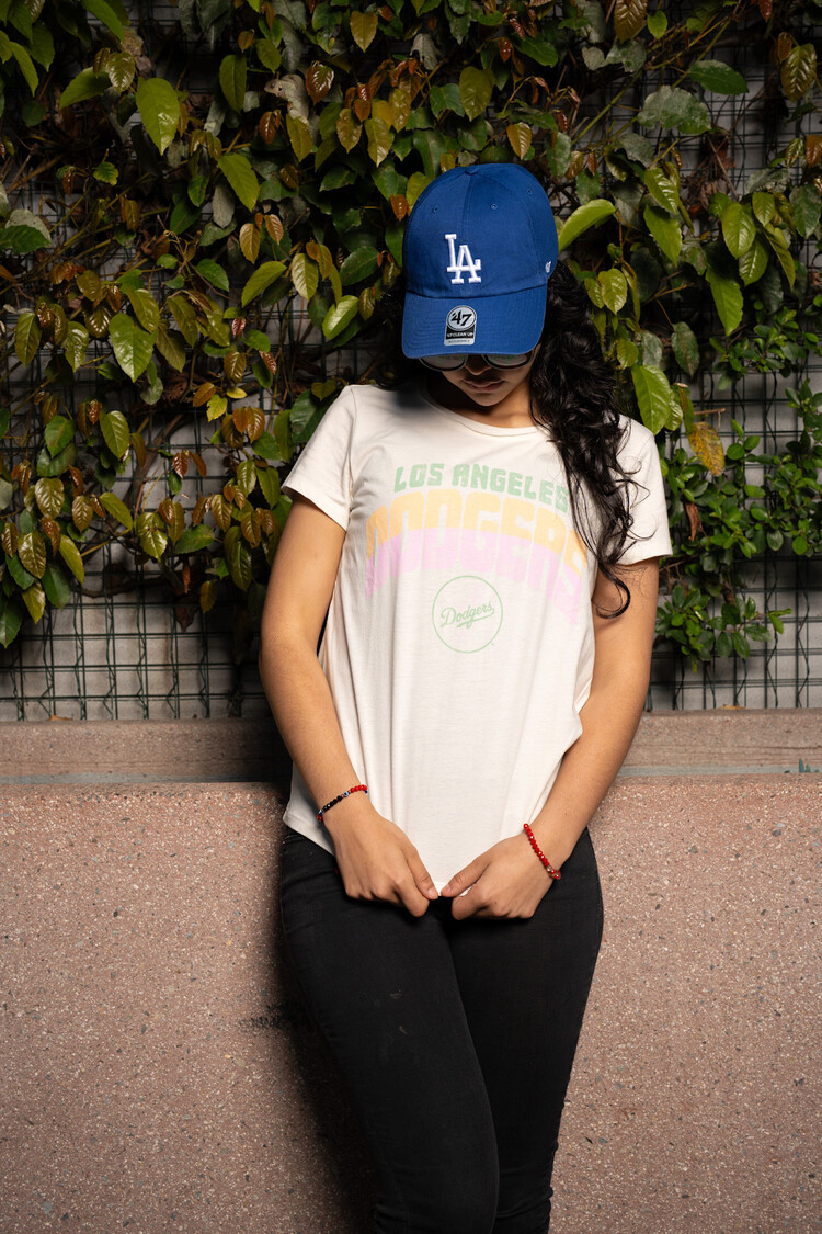 47 Brand Dodgers 47 W Sandstone Far Out Frankie Tee