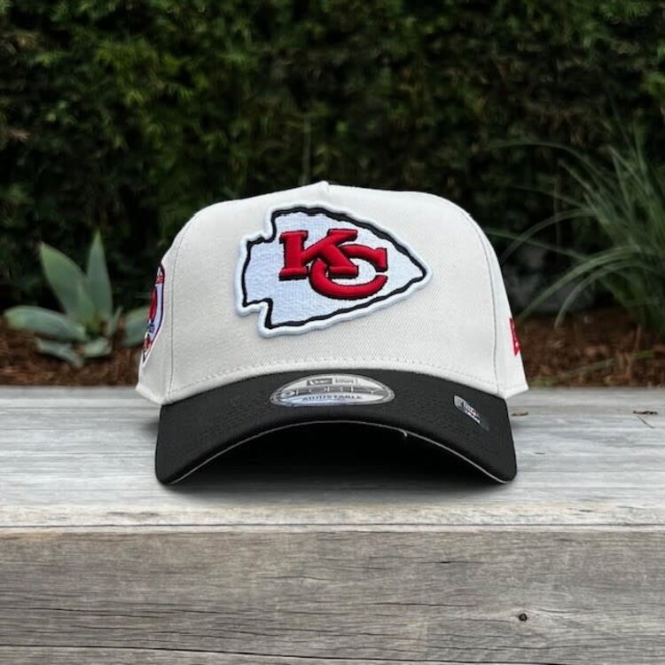New Era Chiefs Stone/Black Team 50 Seasons 940 A-Frame