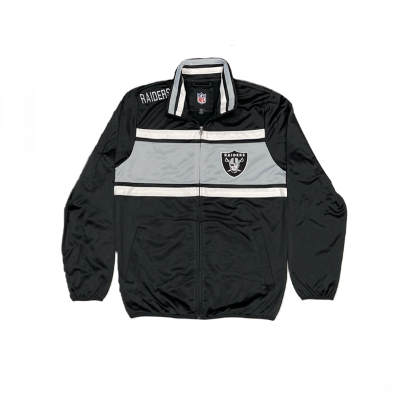 Raiders M GIII Off Tackle Track Jacket - The Locker Room of Downey