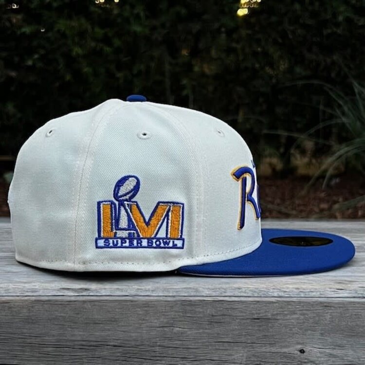 New Era LA Rams Retro Script Ivory/Royal SBLVI