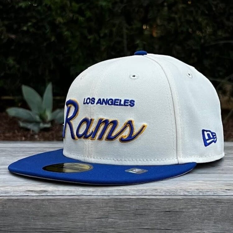 New Era LA Rams Retro Script Ivory/Royal SBLVI