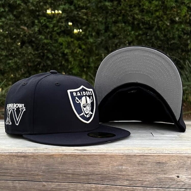 New Era Raiders Navy Ivory Super Bowl XV
