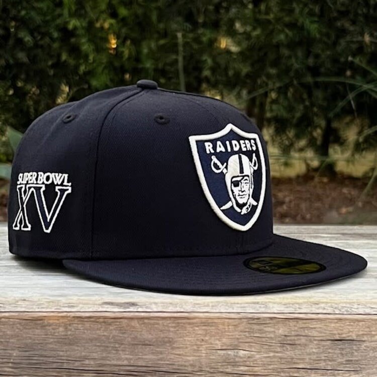 New Era Raiders Navy Ivory Super Bowl XV