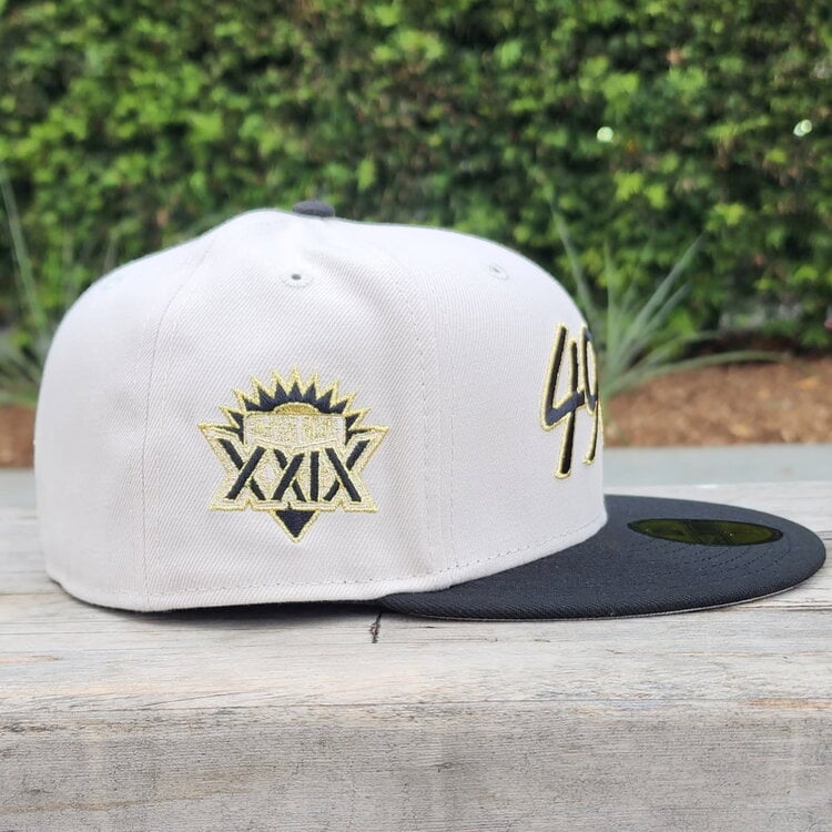 New Era 49ers Script Stone/Black SB XXIX