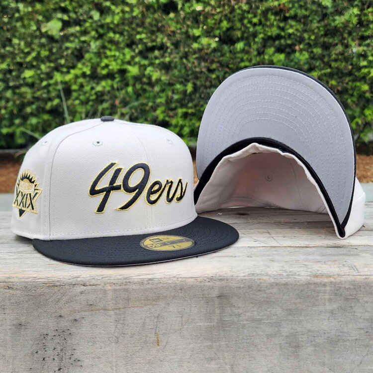 New Era 49ers Script Stone/Black SB XXIX