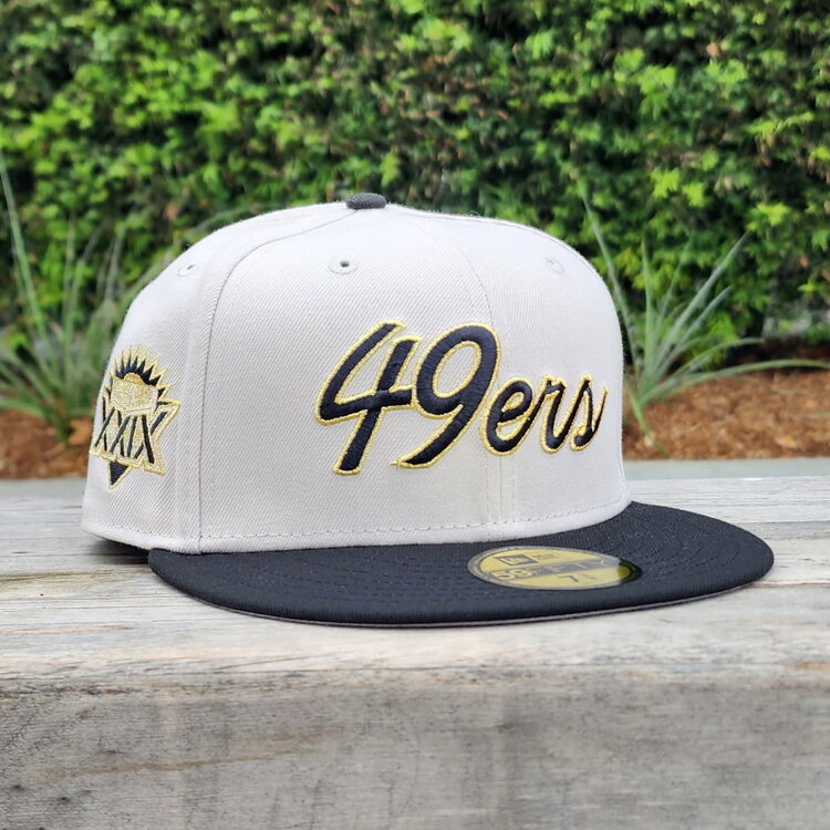 New Era 49ers Script Stone/Black SB XXIX