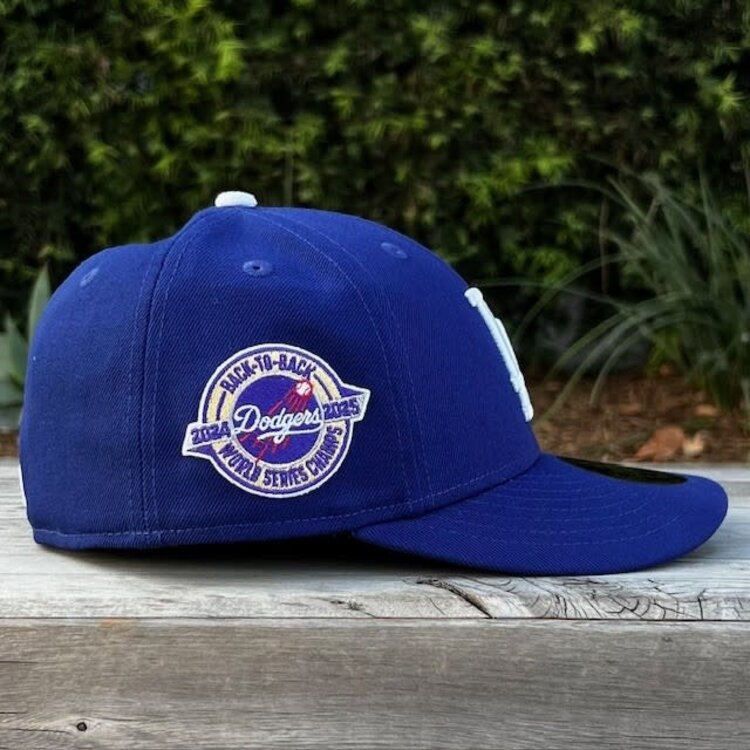 New Era LA Royal Back to Back WS Champs Circle SP Low Profile