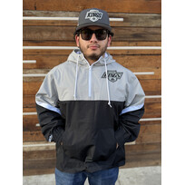 Mitchell and Ness LA Kings M&N Tie Breaker Lightweight Windbreaker Anorak