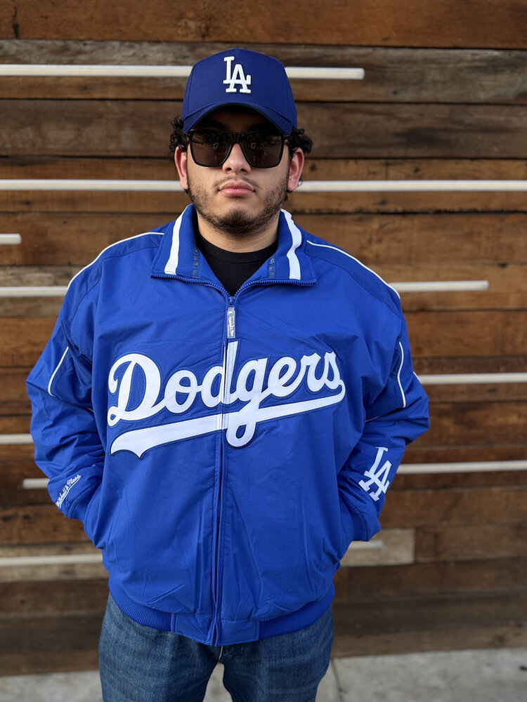 Mitchell and Ness LA Dodgers Men's 2005 Dugout Jacket Royal