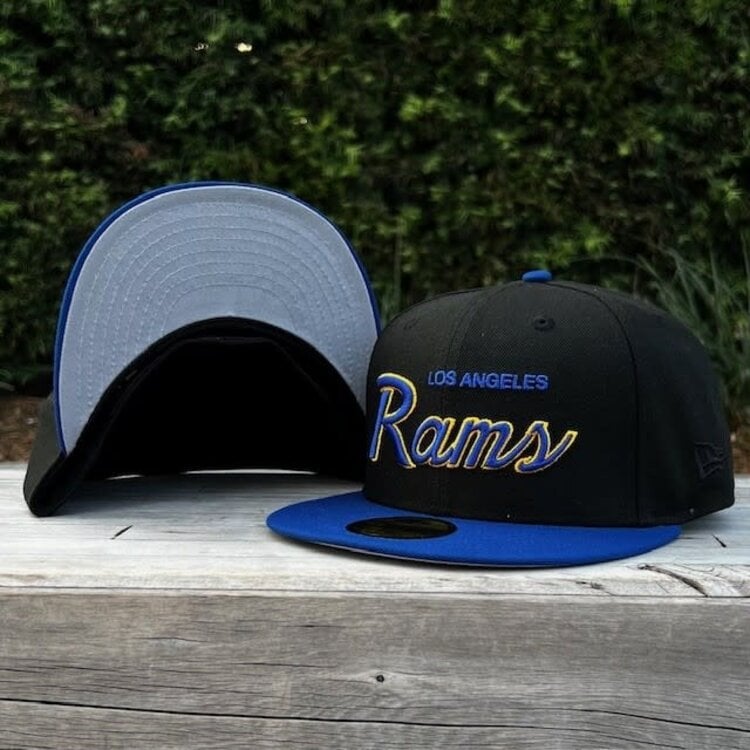 New Era LA Rams Retro Script Black/Royal