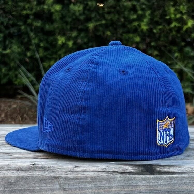 New Era LA Rams Retro Script Royal Corduroy Helmet SP