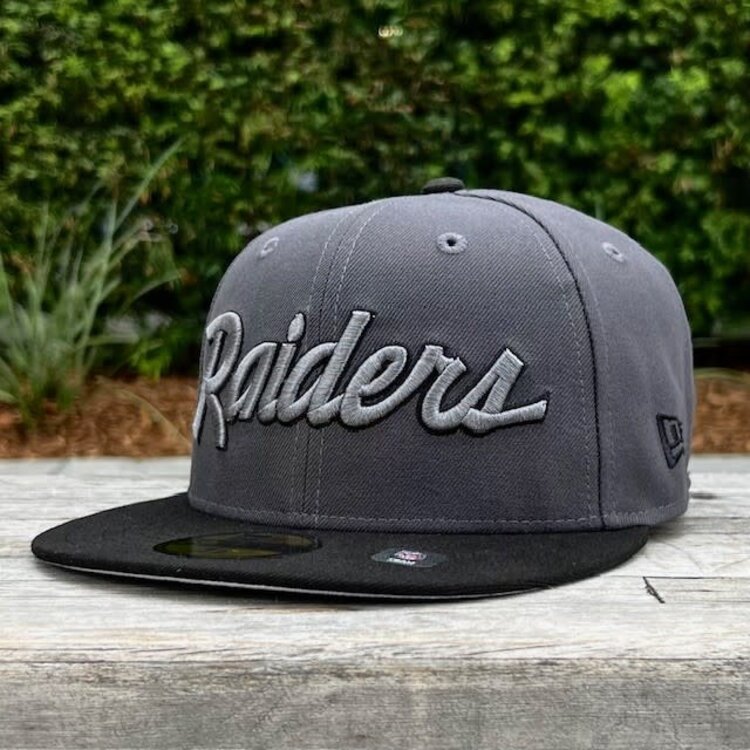 New Era Raiders Script Graphite/Black 60 Years