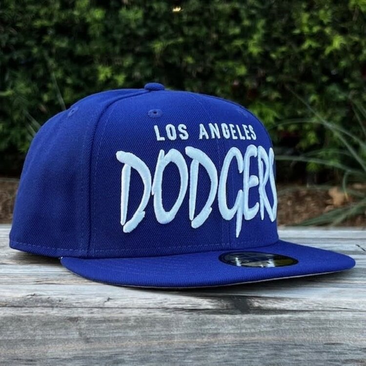 New Era LA Dodgers Royal White Sketch
