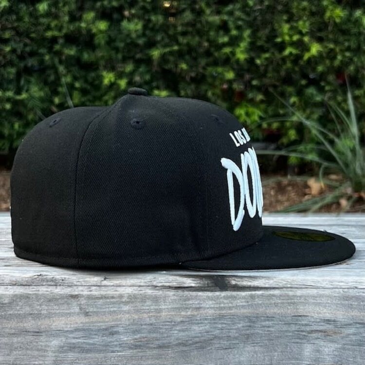 New Era LA Dodgers Black White Sketch