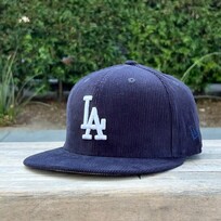 New Era LA Dodgers Navy Corduroy Gray UV