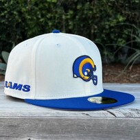 New Era LA Rams Ivory/Royal Retro Helmet SP