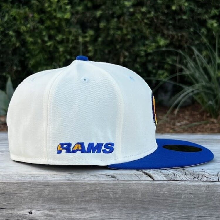 New Era LA Rams Ivory/Royal Retro Helmet SP