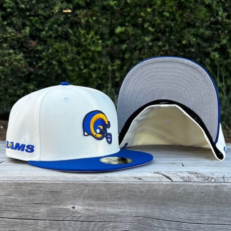 New Era LA Rams Ivory/Royal Retro Helmet SP