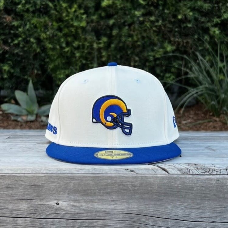New Era LA Rams Ivory/Royal Retro Helmet SP