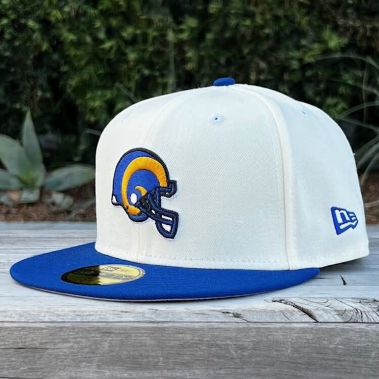 New Era LA Rams Ivory/Royal Retro Helmet SP
