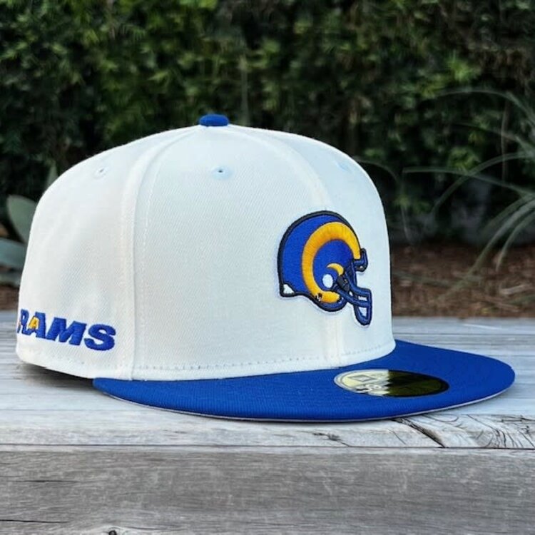 New Era LA Rams Ivory/Royal Retro Helmet SP
