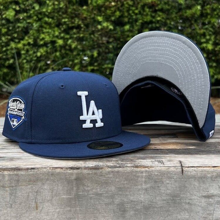 New Era LA Navy White 2025 World Series Champs Side Patch SP