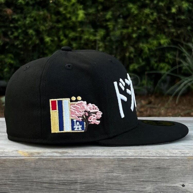 New Era LA Dodgers Black White Kanji Tokyo Series SP
