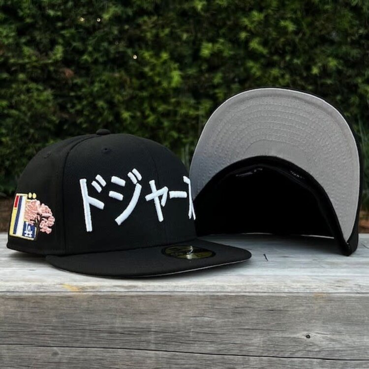 New Era LA Dodgers Black White Kanji Tokyo Series SP