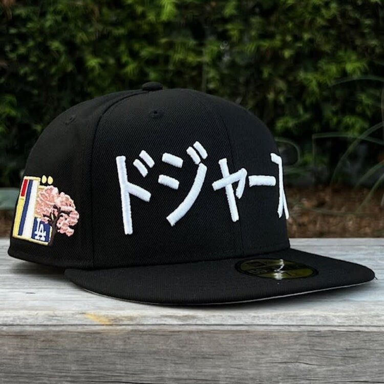 New Era LA Dodgers Black White Kanji Tokyo Series SP