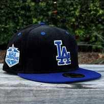 New Era LA Black Corduroy/Royal RW 2020 World Series Champs