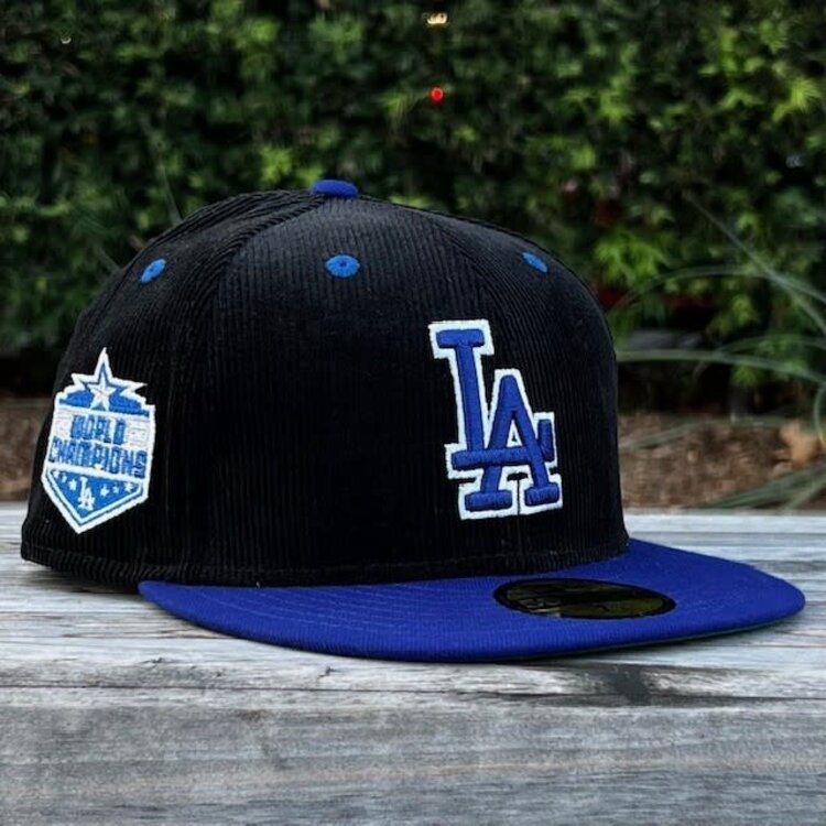 New Era LA Black Corduroy/Royal RW 2020 World Series Champs
