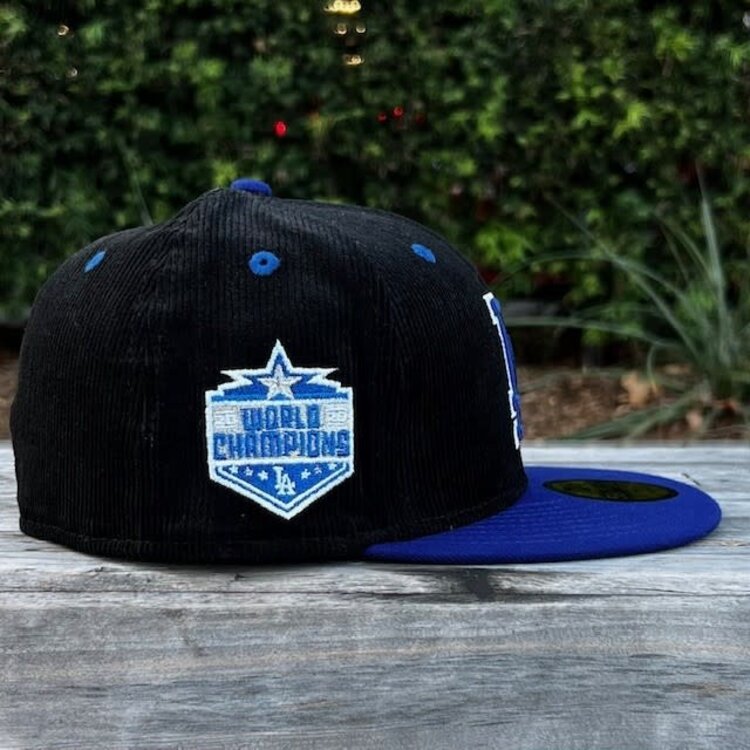 New Era LA Black Corduroy/Royal RW 2020 World Series Champs