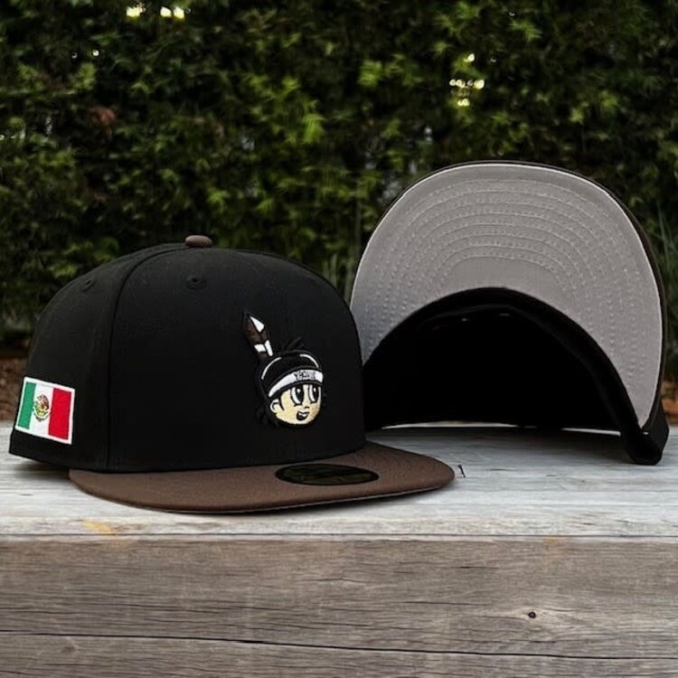 New Era Yaquis Face Black/Brown Mexico Flag SP