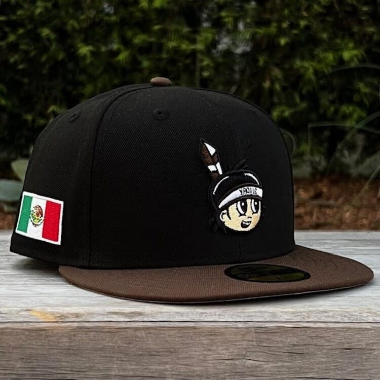 New Era Yaquis Face Black/Brown Mexico Flag SP