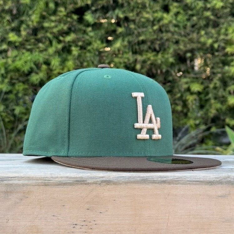 New Era LA Dodgers Pine Green/Brown Light Khaki UV