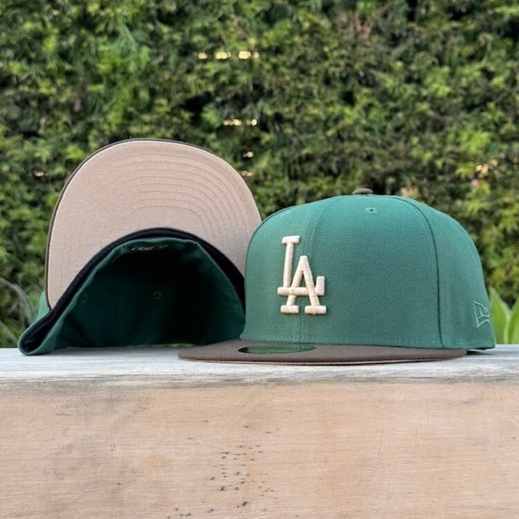 New Era LA Dodgers Pine Green/Brown Light Khaki UV
