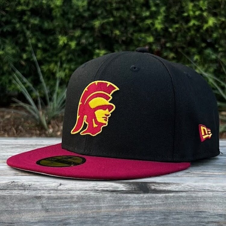 New Era USC Tommy Trojan Black/Cardinal SC