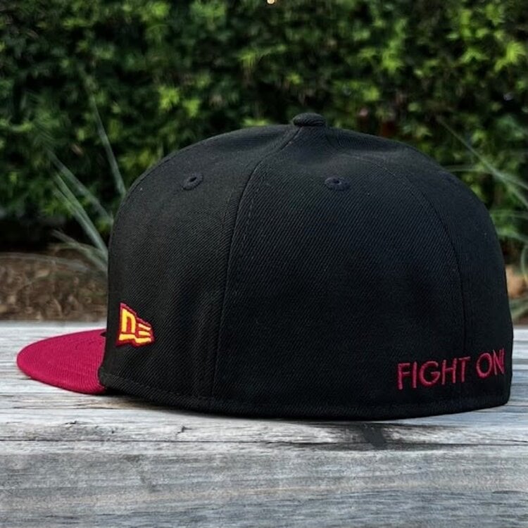 New Era USC Tommy Trojan Black/Cardinal SC