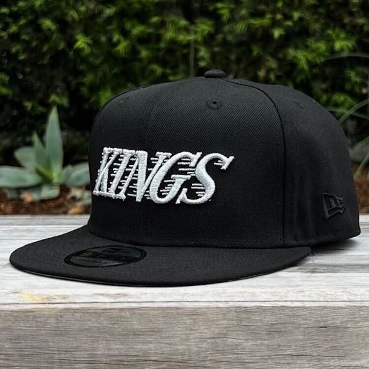 New Era LA Kings Wordmark Black Metallic Silver 2002 ASG 950 Snapback