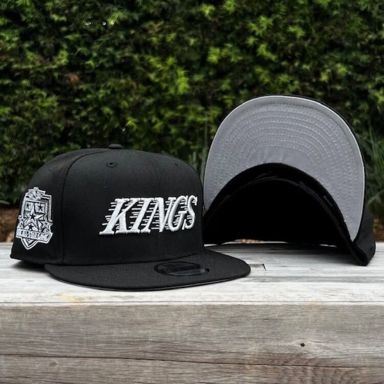 New Era LA Kings Wordmark Black Metallic Silver 2002 ASG 950 Snapback