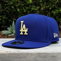 New Era LA Dodgers Royal Metallic Gold 950 Snapback