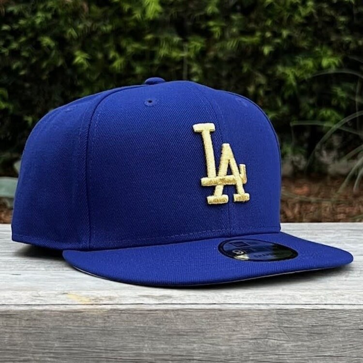 New Era LA Dodgers Royal Metallic Gold 950 Snapback